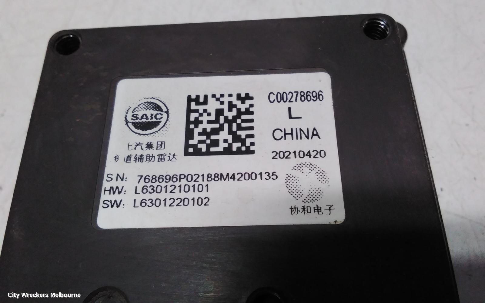 LDV DELIVER 9, OTHER SWITCH, 07/2020 ONWARDS, REAR LHS RADAR SENSOR ~ C00278696 SN: 768696P02188M4200135: 114243