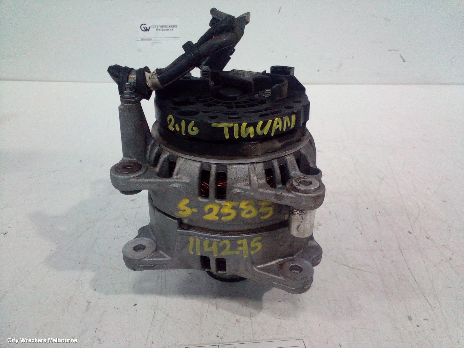 VOLKSWAGEN TIGUAN ALTERNATOR, PETROL, 1.4, BOSCH, 5N, 09/2009 - 08/2016