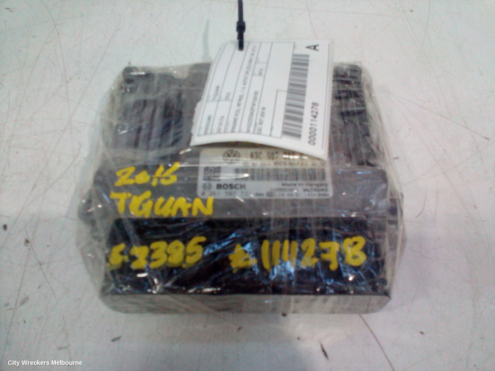 VOLKSWAGEN TIGUAN ECU, ENGINE ECU, PETROL, 1.4, AUTO T/M, ECU ONLY, 5N, 07/2011 - 08/2016