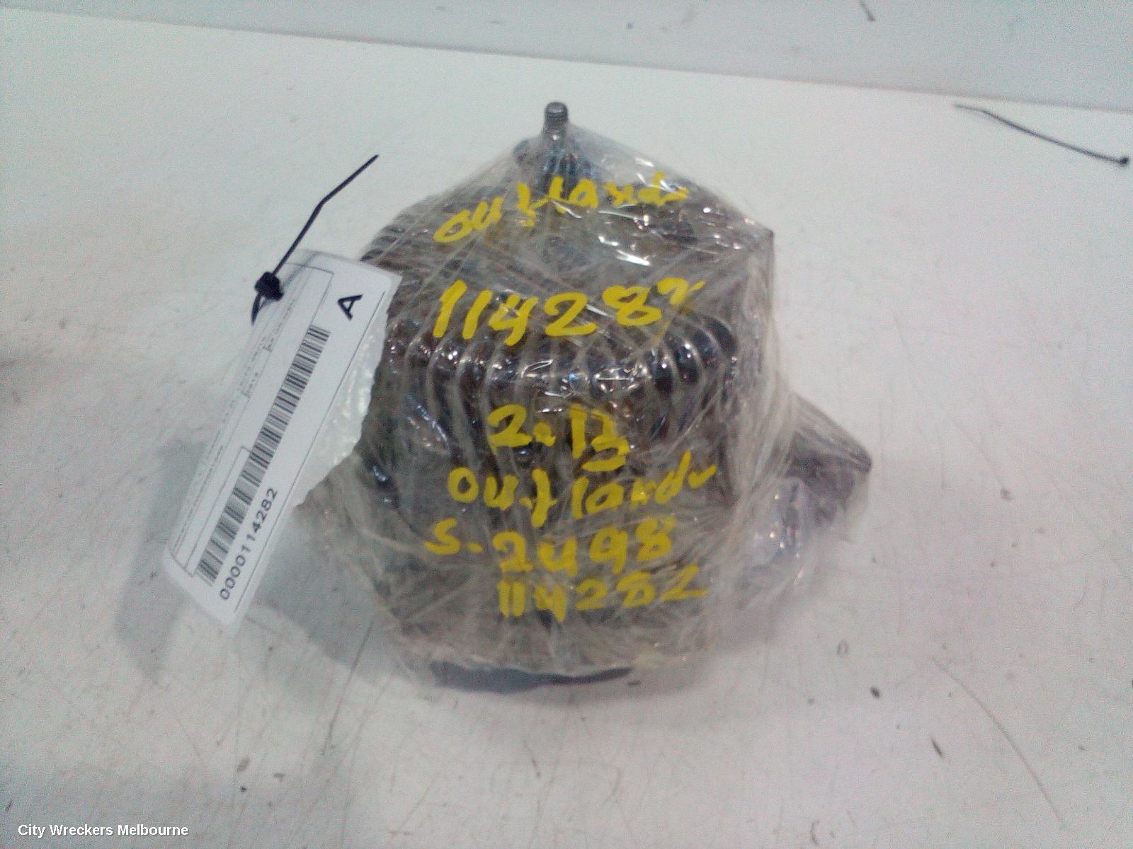 MITSUBISHI OUTLANDER ALTERNATOR, PETROL, 2.0/2.4, 130AMP, ZJ-ZL, 10/2012 - 08/2019