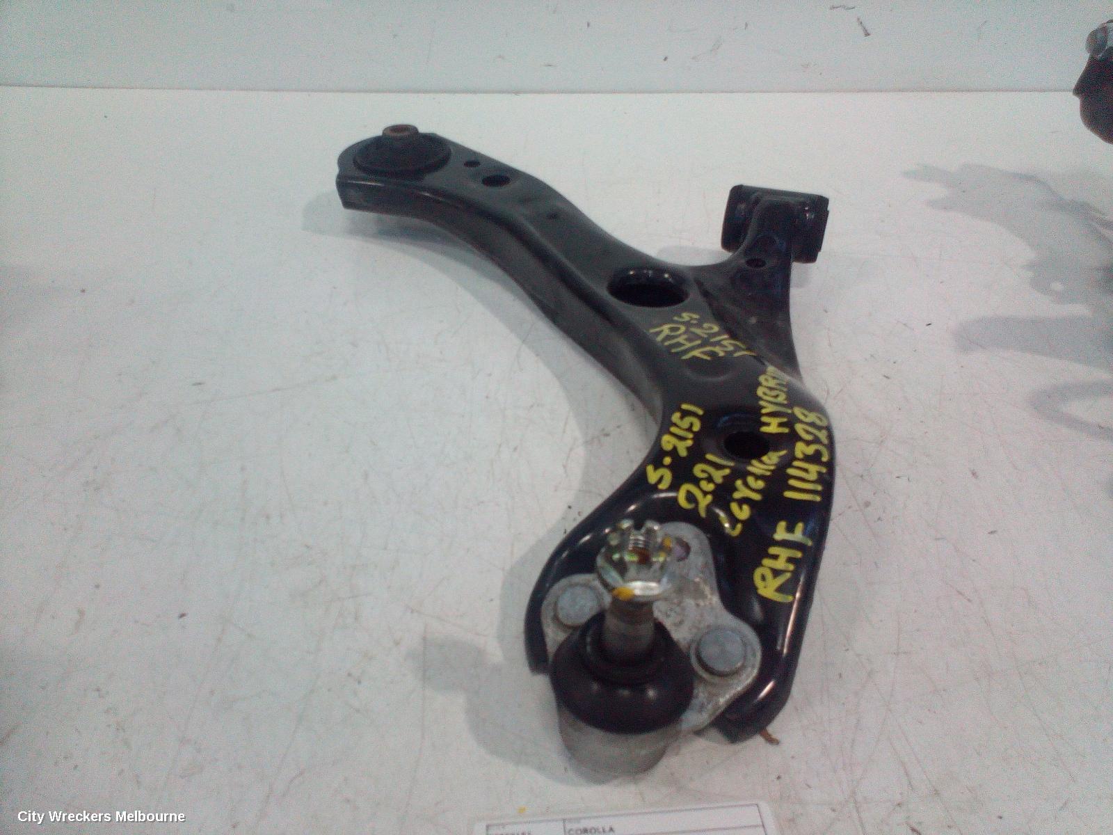 TOYOTA COROLLA RIGHT FRONT LOWER CONTROL ARM, E210, 07/2018 ONWARDS