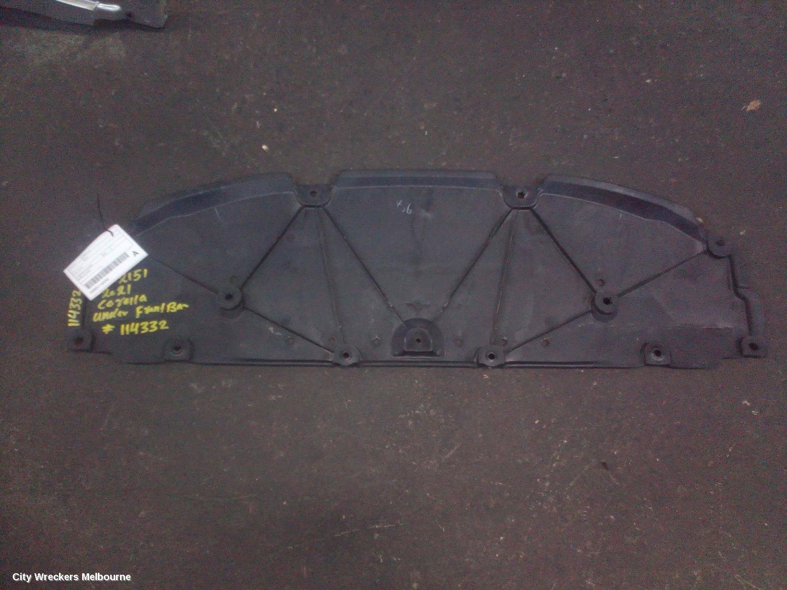 TOYOTA COROLLA, E210, 07/2018 ONWARDS, UNDER BUMPER: 114332