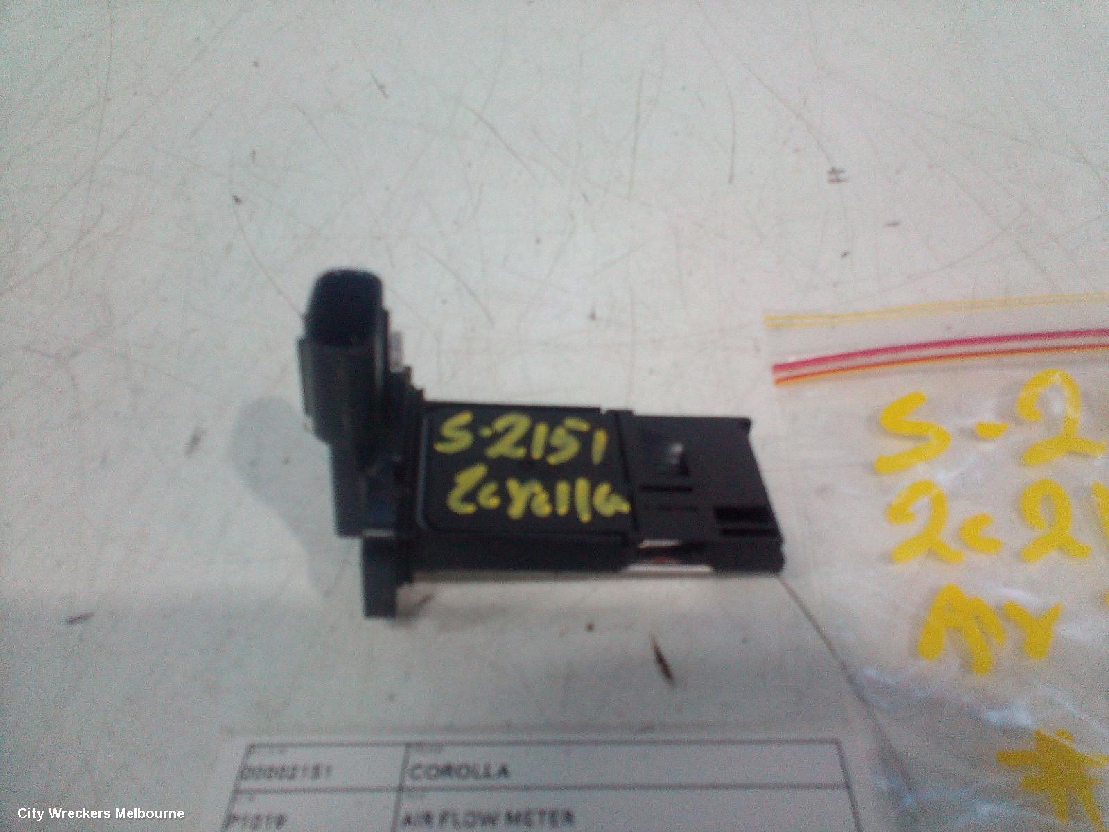 TOYOTA COROLLA AIR FLOW METER, 1.8, 2ZR-FXE, PETROL, ZWE211R, 07/2018 ONWARDS