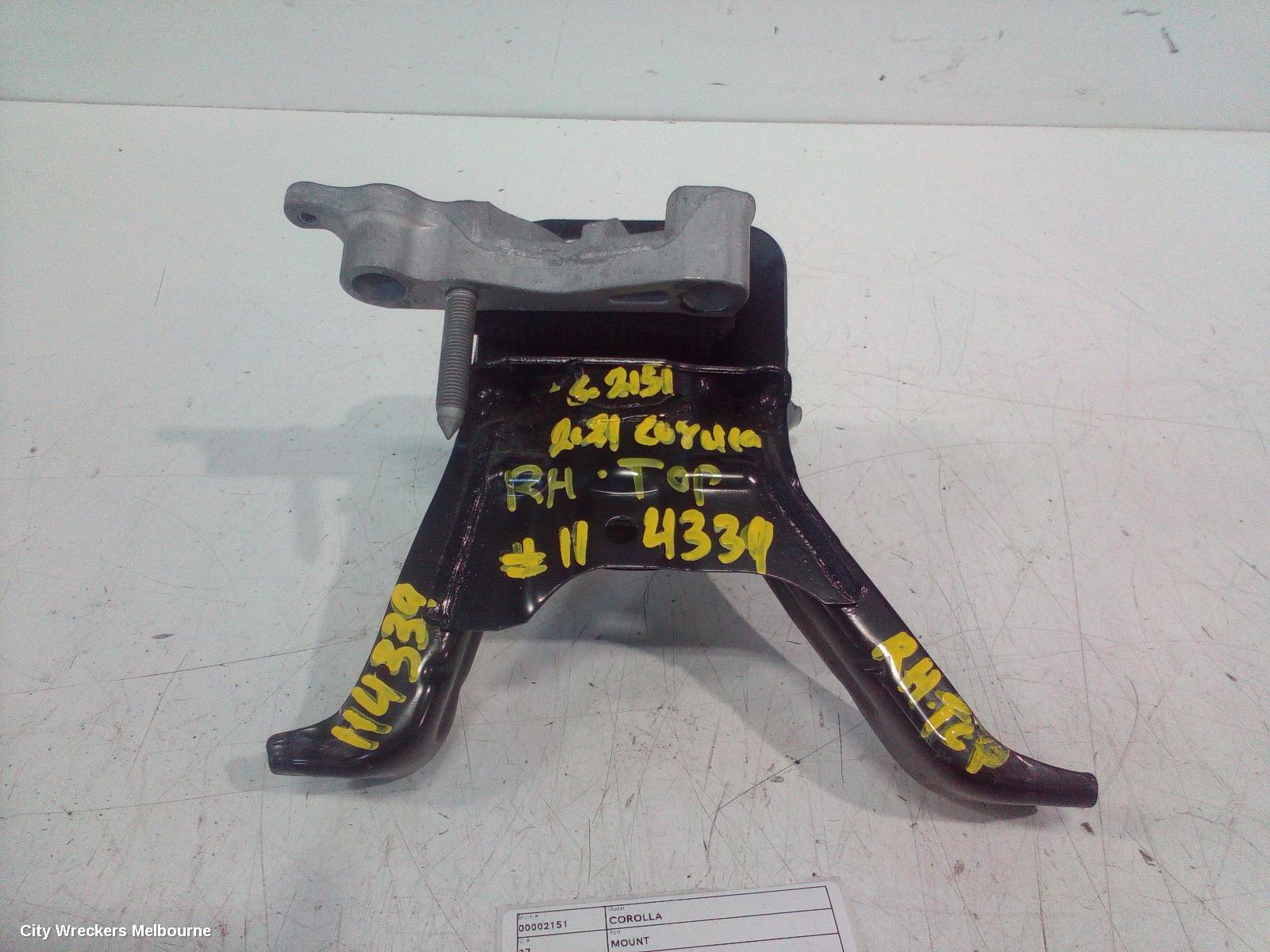 TOYOTA COROLLA MOUNT, E210, 07/2018 ONWARDS