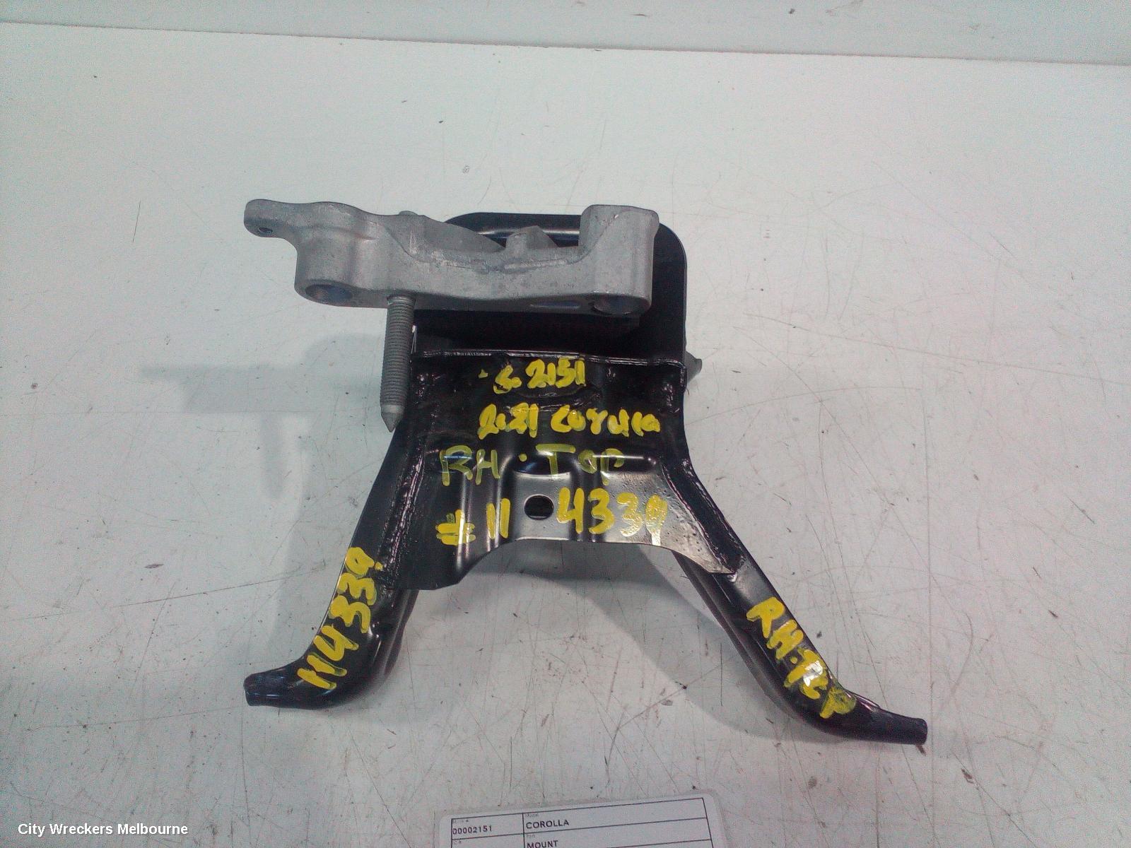 TOYOTA COROLLA MOUNT, E210, 07/2018 ONWARDS