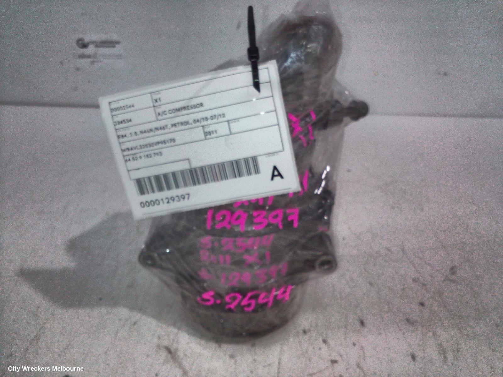 BMW X1 A/C COMPRESSOR, E84, 2.0, N46N/N46T, PETROL, 04/2010 - 07/2012