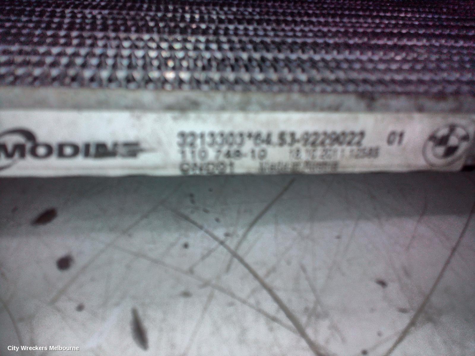 BMW X1 A/C CONDENSER, E84, NON TURBO PETROL, 04/2010 - 07/2012
