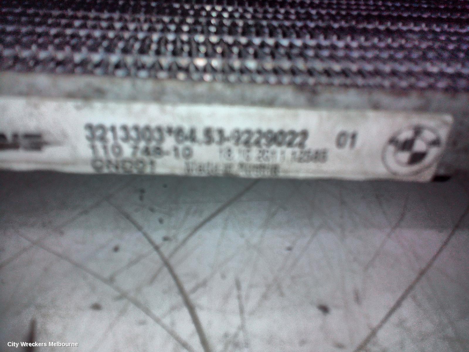 BMW X1 A/C CONDENSER, E84, NON TURBO PETROL, 04/2010 - 07/2012