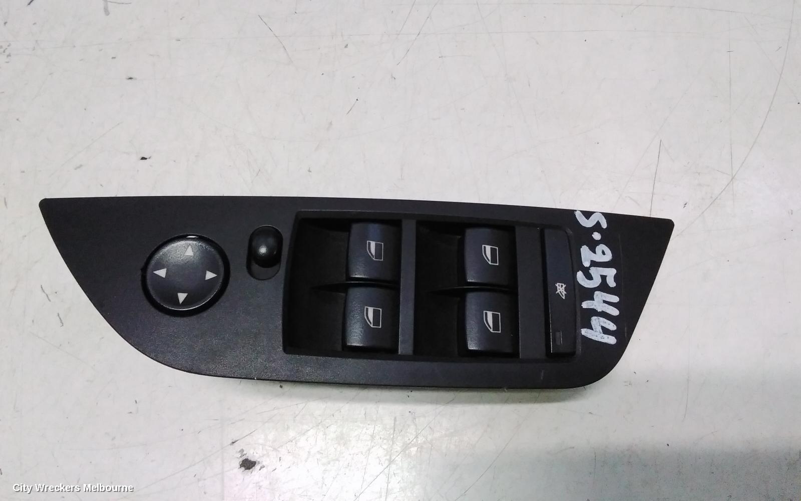 BMW X1 PWR DR WIND SWITCH, RH FRONT (MASTER SWITCH), NON FOLDING SWITCH TYPE, E84, 04/2010 - 07/2015