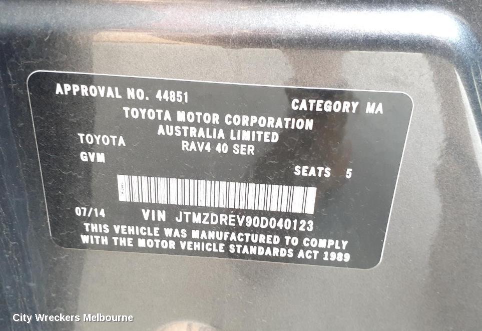 TOYOTA RAV4 FRONT BUMPER, BUMPER BAR, XA40, GX/GXL, NON H/LAMP WASHER TYPE, 12/2012 - 09/2015