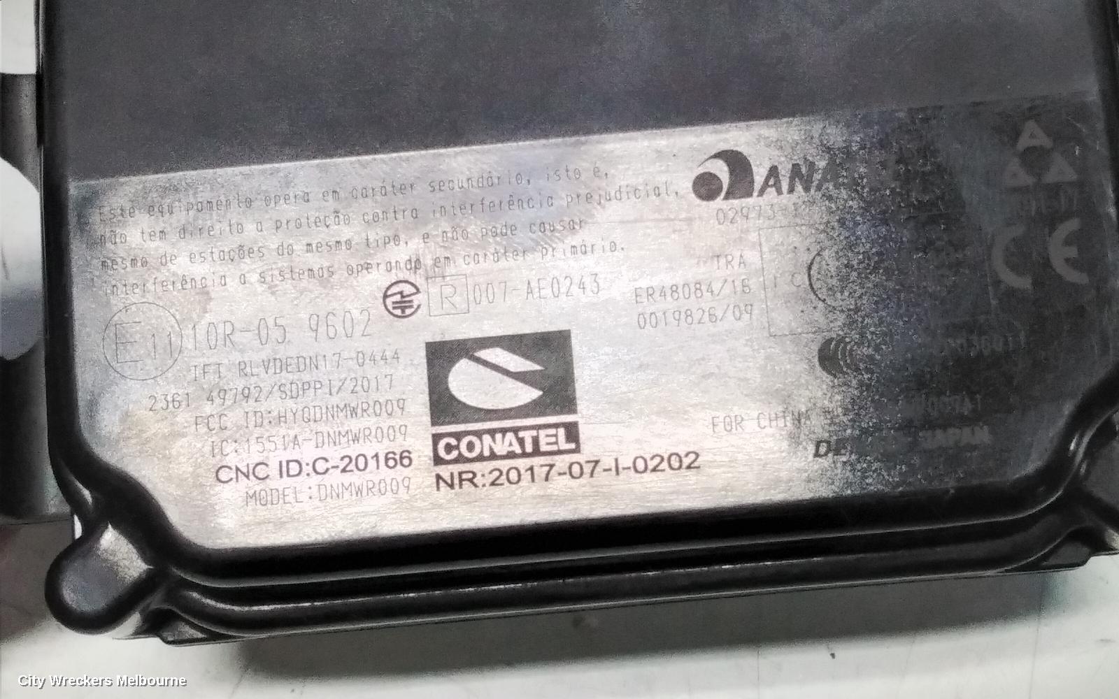 TOYOTA RAV4, SENSOR ASSY, MILLIMETER WAVE RADAR, XA50, 11/2018 ONWARDS, RADAR MOUDLE : P/N 88210-33120 VIN:JTMY23FV00D058166: 114350