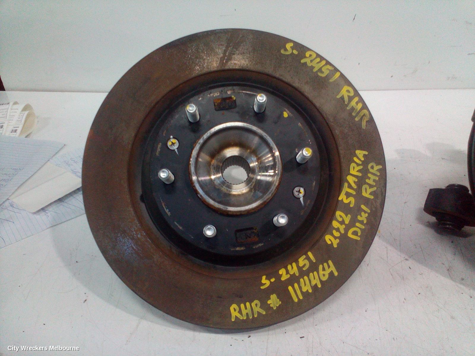HYUNDAI STARIA RIGHT REAR HUB ASSEMBLY, US4, 04/2021 ONWARDS