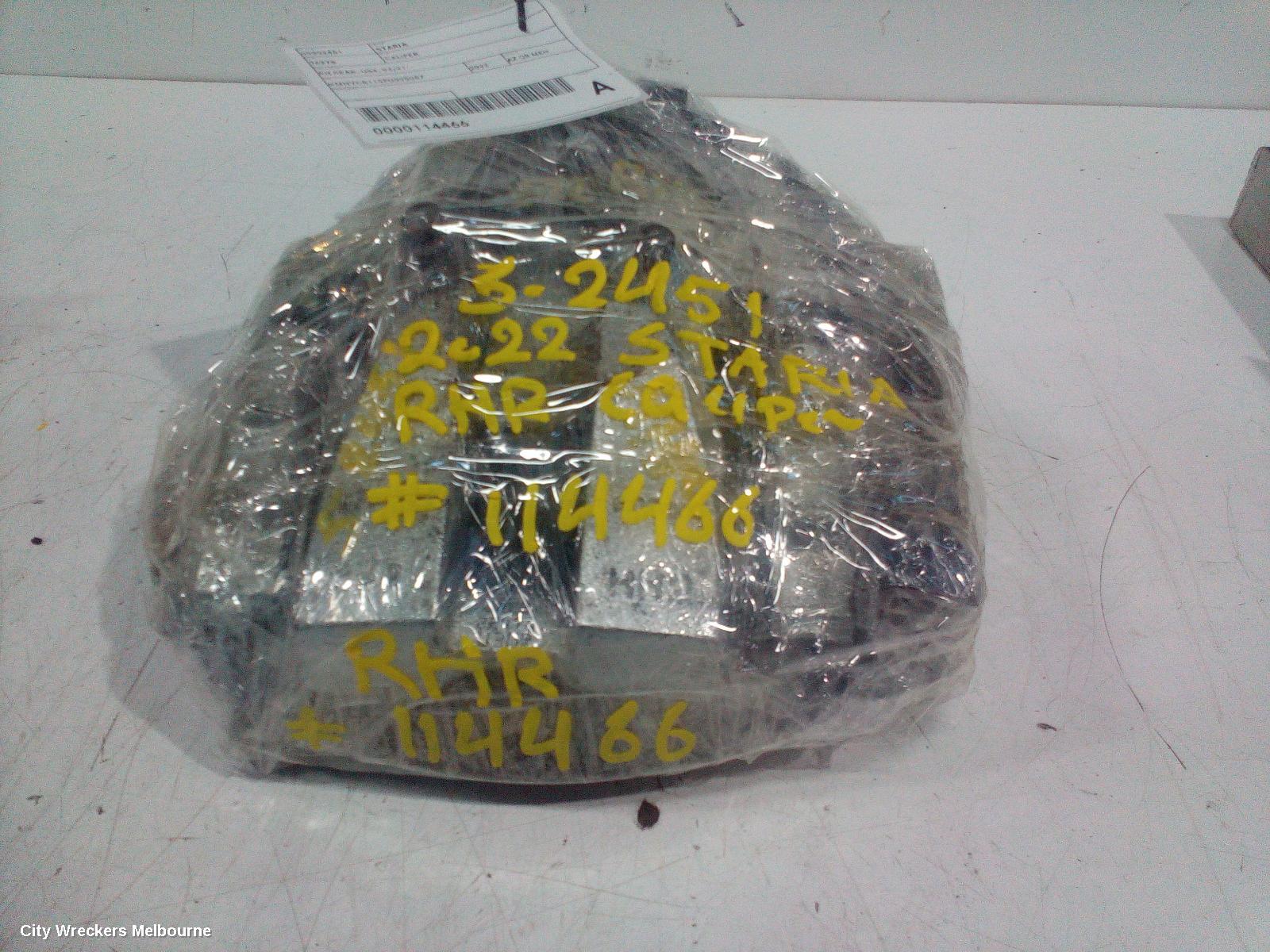 HYUNDAI STARIA CALIPER, RH REAR, US4, 04/2021 ONWARDS