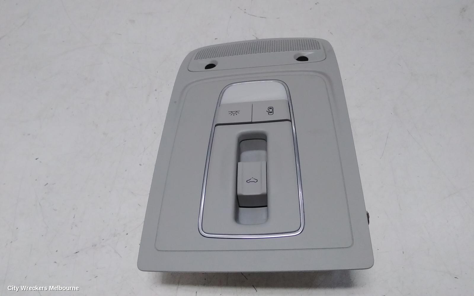 AUDI A3 COURTESY LIGHT, FRONT (CENTRE), W/ SUNROOF SWITCH TYPE, SEDAN/HATCH, 8V, 05/2013 - 10/2020