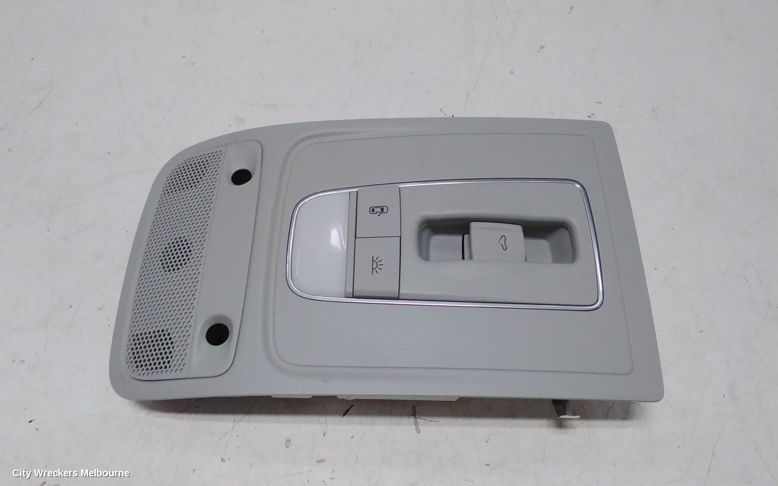 AUDI A3 COURTESY LIGHT, FRONT (CENTRE), W/ SUNROOF SWITCH TYPE, SEDAN/HATCH, 8V, 05/2013 - 10/2020
