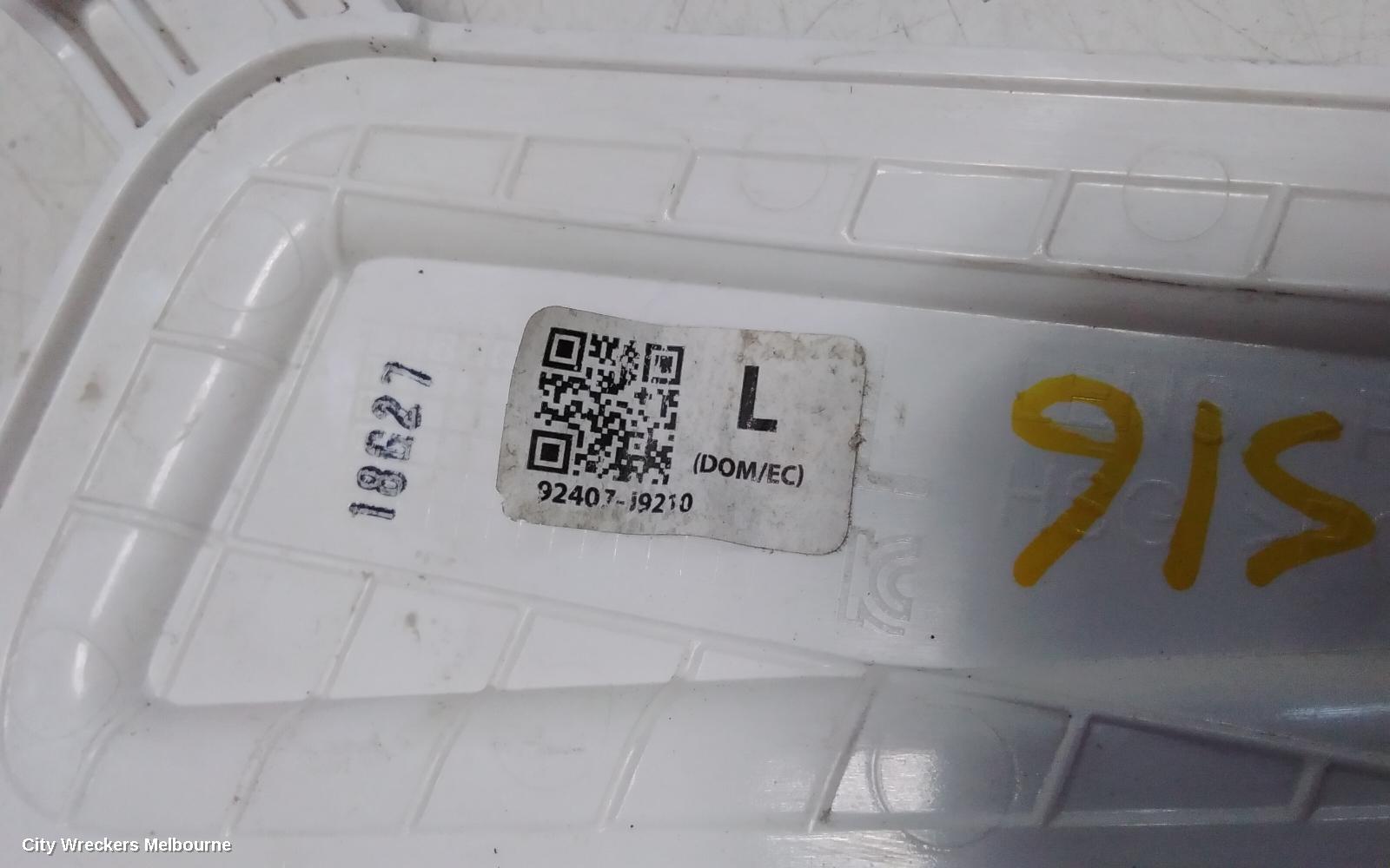 HYUNDAI KONA, OS, 09/2017 - 07/2023, BAR REFECTOR FRONT ON THE LEFT SIDE : 114384