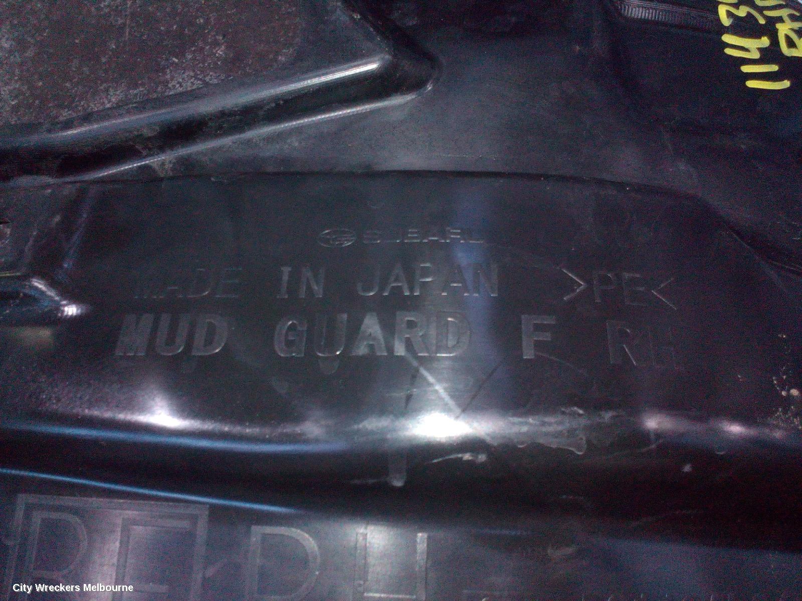SUBARU OUTBACK RIGHT GUARD LINER, 6TH GEN, 08/2014 - 12/2020