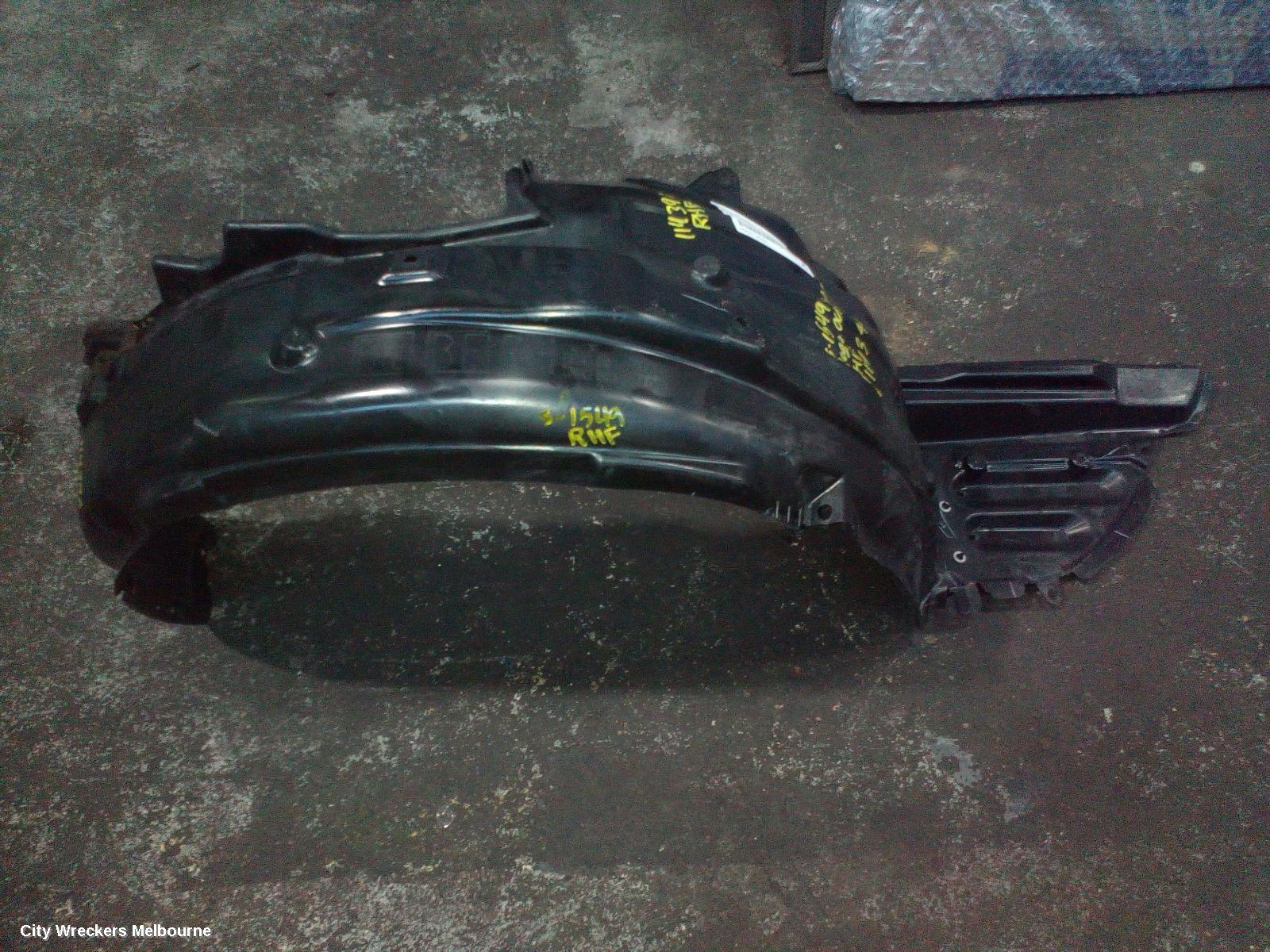 SUBARU OUTBACK RIGHT GUARD LINER, 6TH GEN, 08/2014 - 12/2020