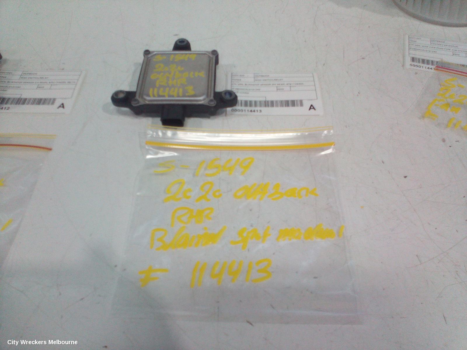 SUBARU OUTBACK REVERSE CAMERA, BLIND SPOT MONITOR SENSOR (RH REAR BEHIND BUMPER), 87611VA031, 6TH GEN, 08/2014 - 12/2020