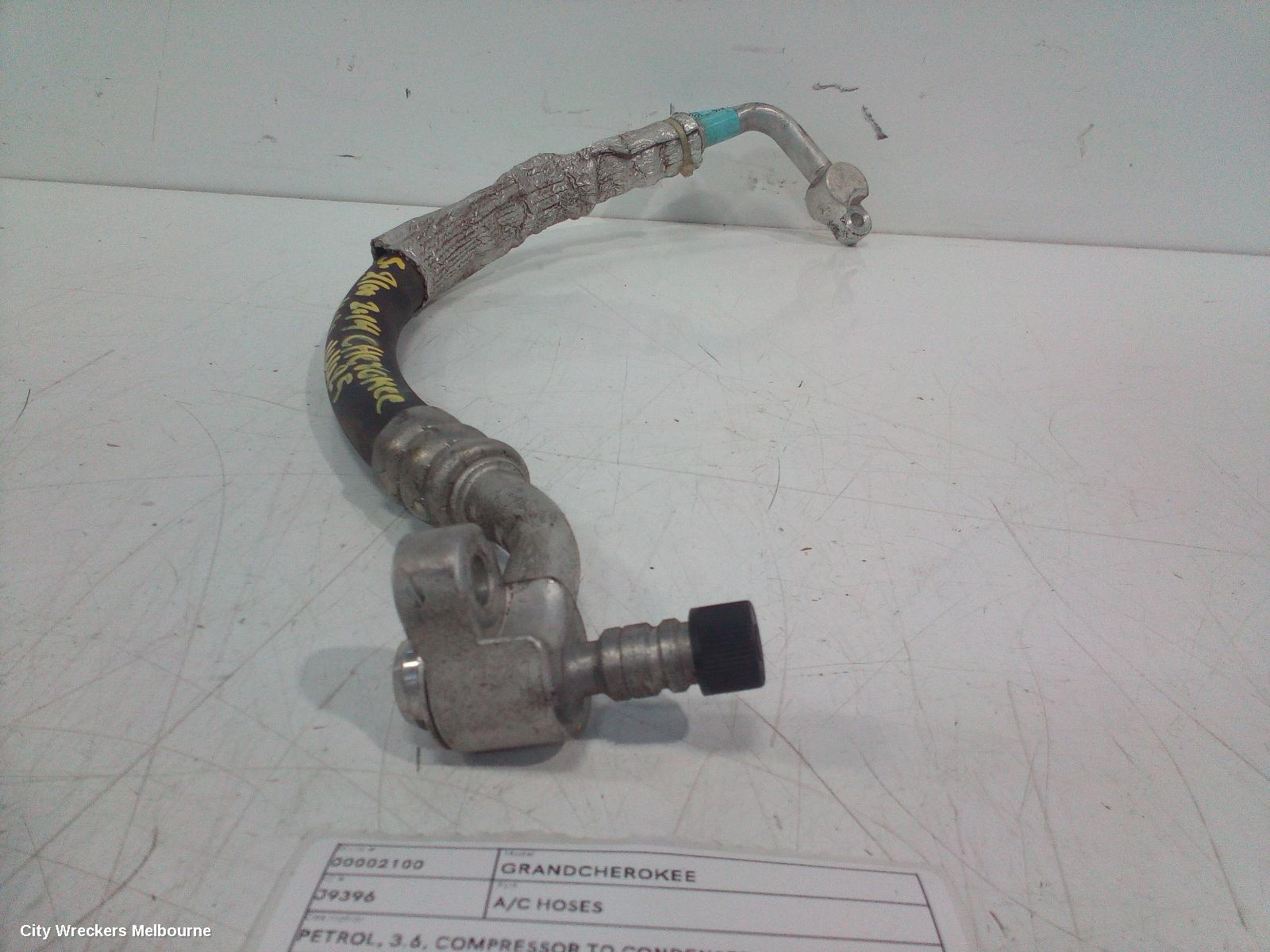 JEEP GRANDCHEROKEE A/C HOSES, PETROL, 3.6, COMPRESSOR TO CONDENSER, WK, 03/2013 - 09/2016