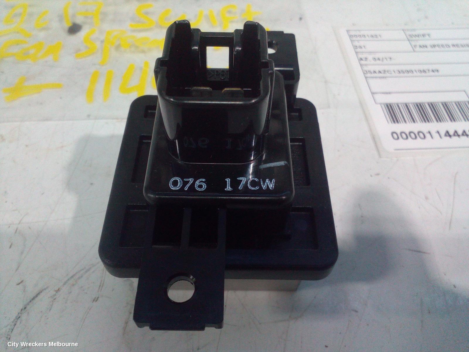 SUZUKI SWIFT FAN SPEED RESISTOR, AZ, 04/2017 - 03/2025