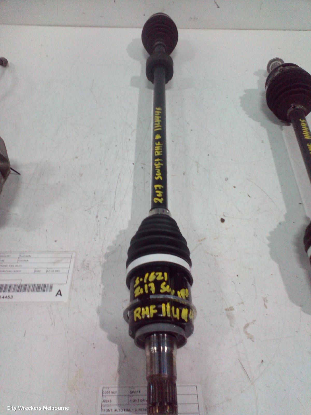 SUZUKI SWIFT RIGHT DRIVESHAFT, FRONT, AUTO T/M, 1.0, PETROL, AZ, 04/2017 ONWARDS