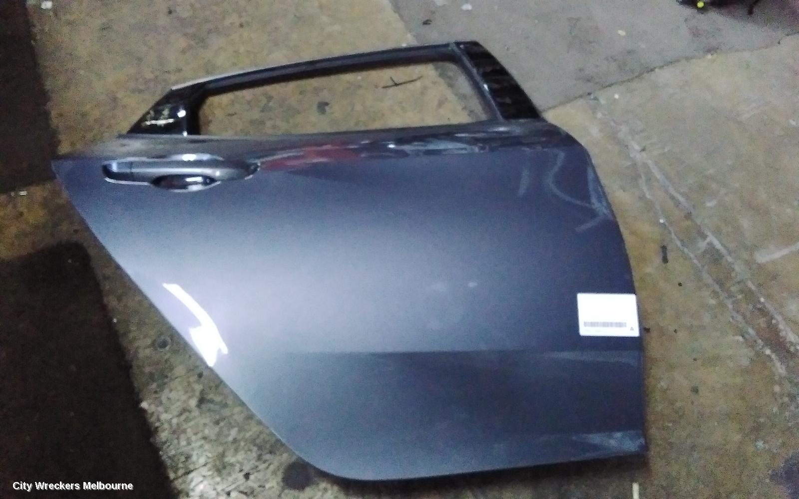 HONDA CIVIC RIGHT REAR DOOR, 10TH GEN, HATCH, VTI/VTI-S/VTI-L/RS/VTI-LX, 02/2017 - 08/2021