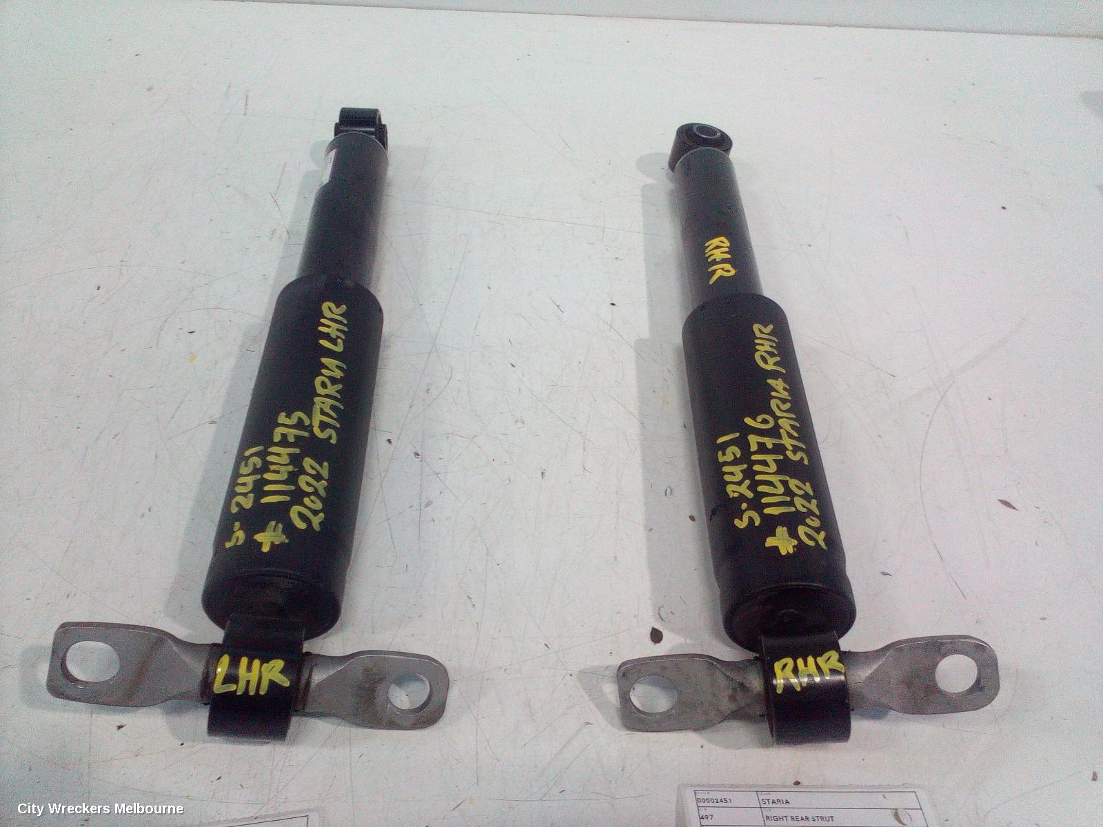 HYUNDAI STARIA RIGHT REAR STRUT, US4, 04/2021 ONWARDS