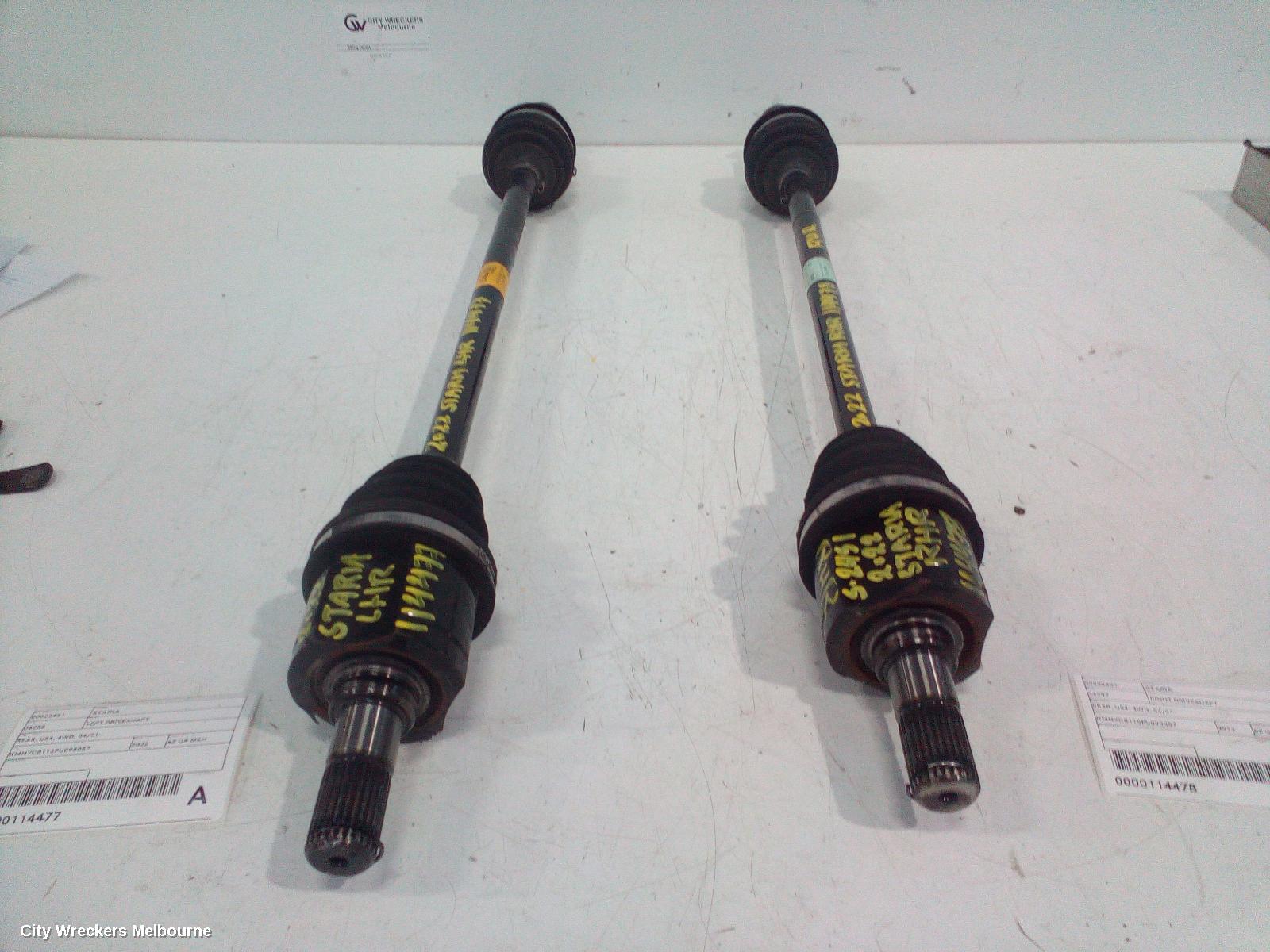 HYUNDAI STARIA RIGHT DRIVESHAFT, REAR, US4, 4WD, 04/2021 ONWARDS