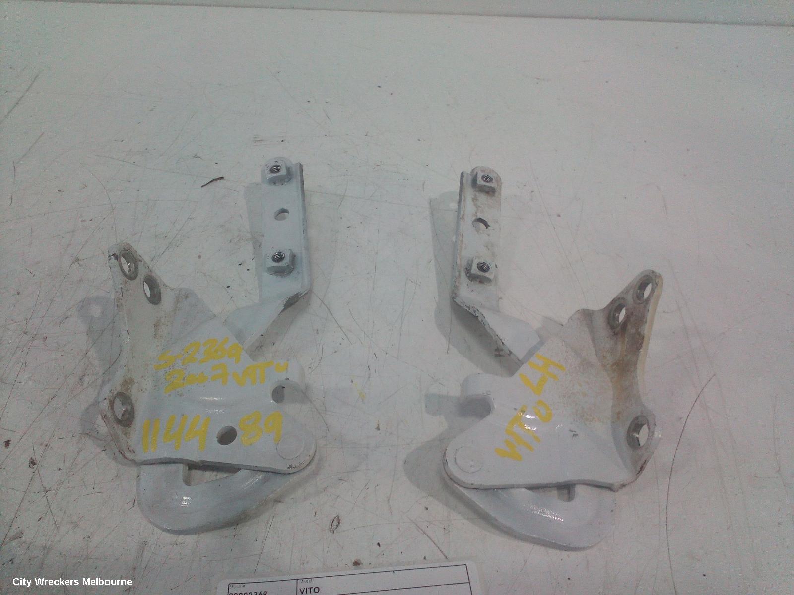 MERCEDES VITO BONNET HINGE/STRUT, HINGES (PAIR), 639, 04/2004 - 01/2011