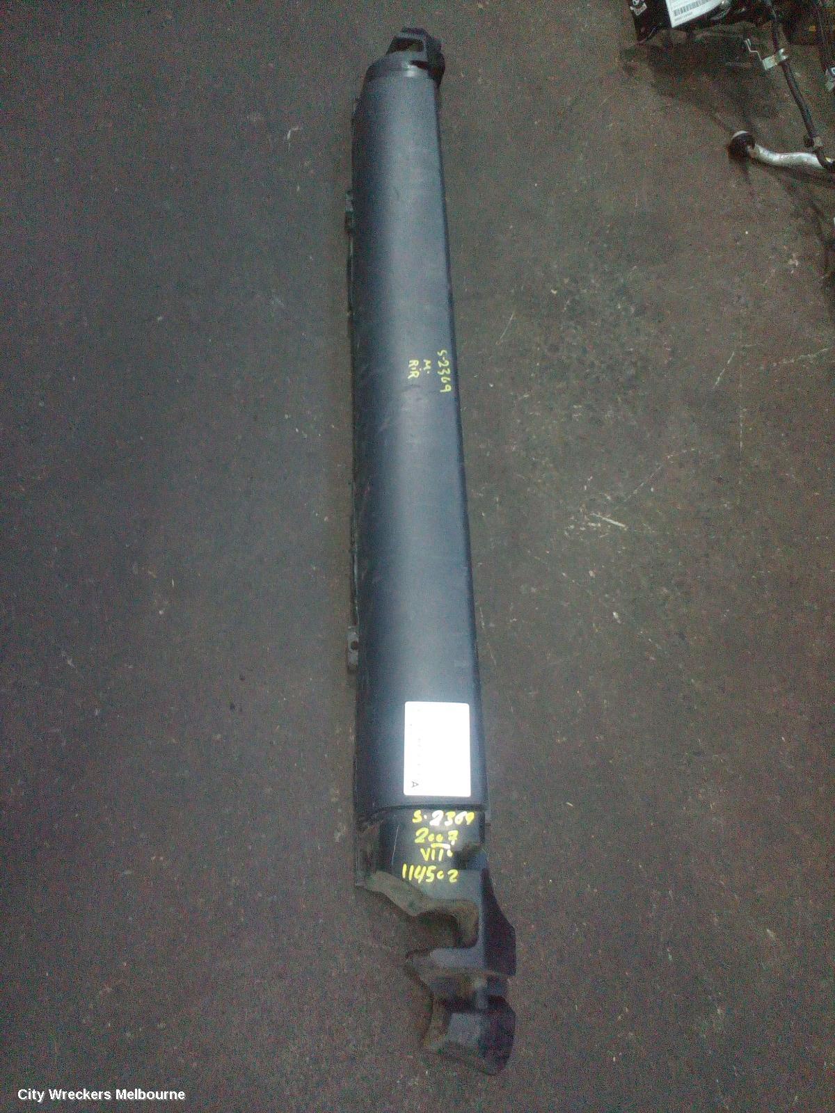 MERCEDES VITO REAR BUMPER, BUMPER BAR (CENTRE), 639, NON PARK SENSOR, W/ TOWBAR TYPE, 04/2004 - 02/2015