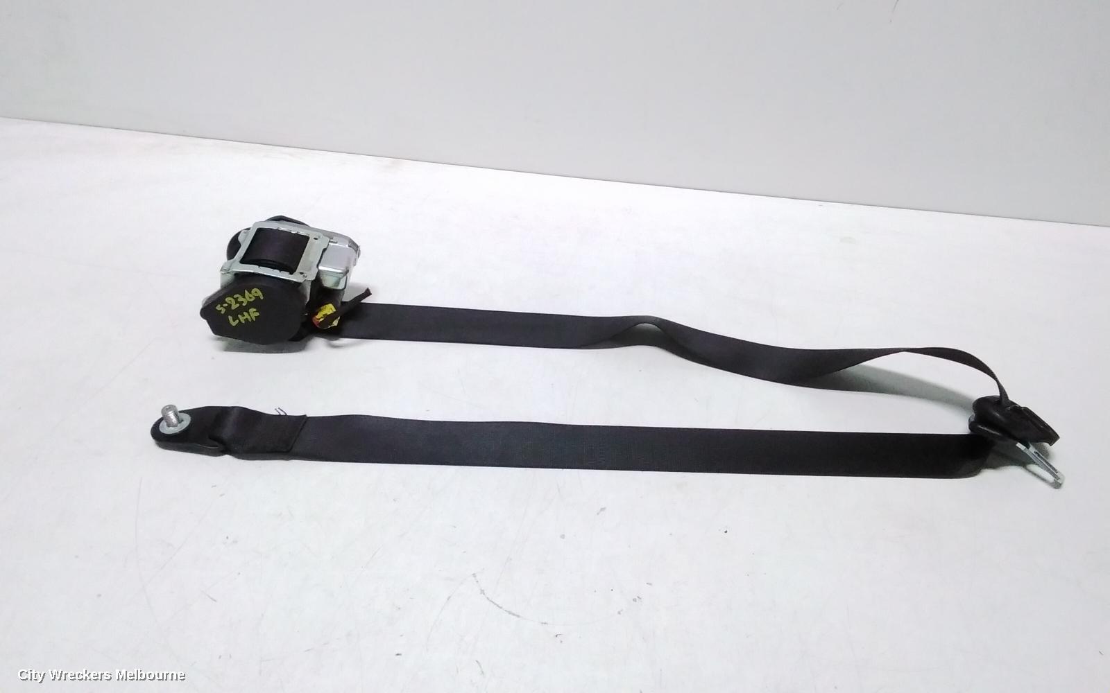 MERCEDES VITO SEATBELT/STALK, LH FRONT, SEAT BELT ONLY, 639, GREEN PLUG TYPE, 04/2004 - 01/2011
