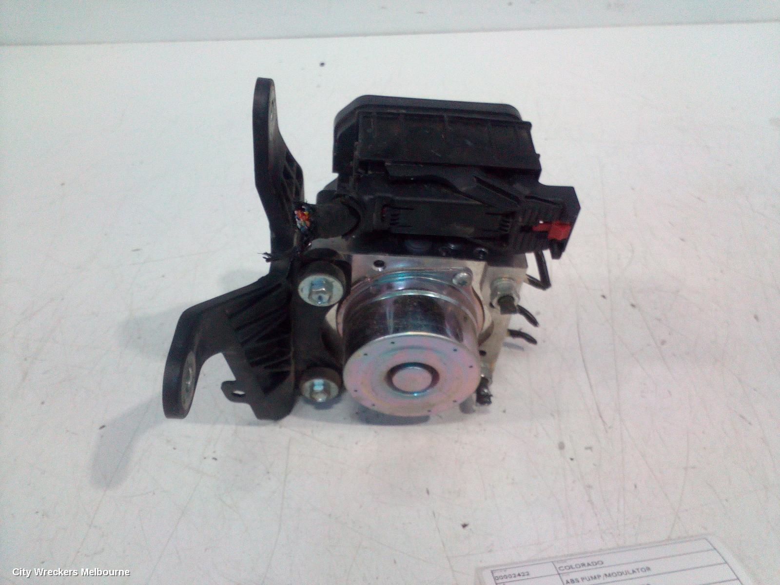 HOLDEN COLORADO ABS PUMP/MODULATOR, RG/RG7, P/N 1013387170, 01/2012 - 12/2020