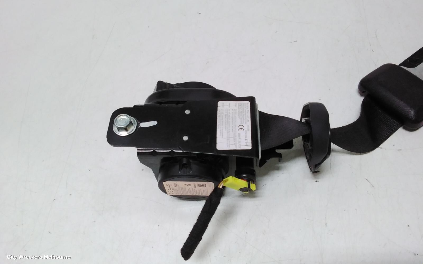 HOLDEN COLORADO SEATBELT/STALK, LH FRONT, SEAT BELT ONLY, DUAL CAB, RG, 07/2016 - 12/2020