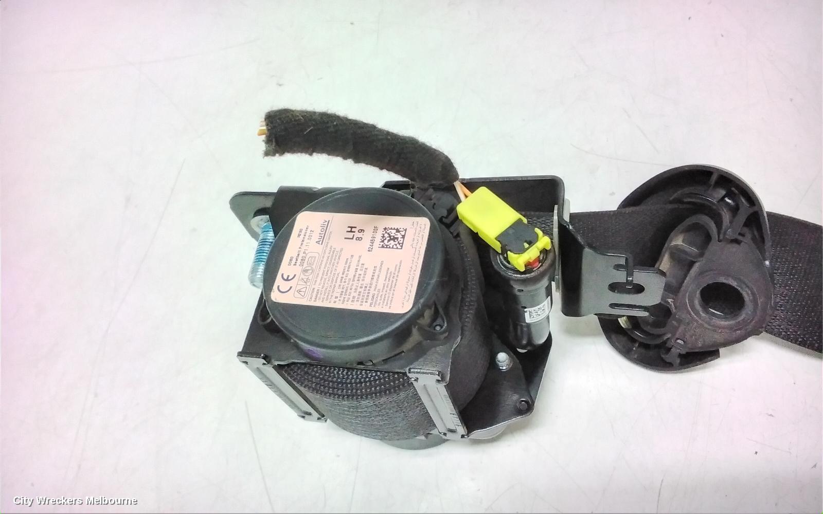 HOLDEN COLORADO SEATBELT/STALK, LH FRONT, SEAT BELT ONLY, DUAL CAB, RG, 07/2016 - 12/2020