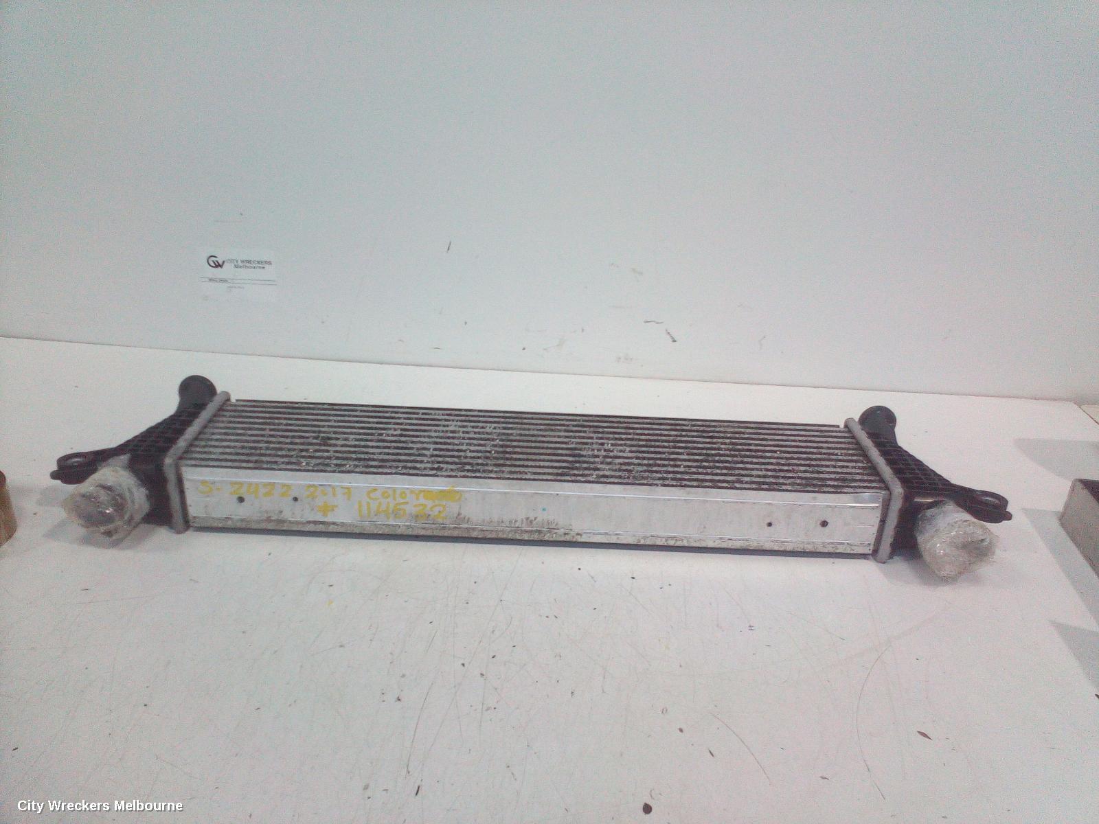 HOLDEN COLORADO INTERCOOLER, RG/RG 7, DIESEL, 2.5/2.8, 06/2012 - 12/2020