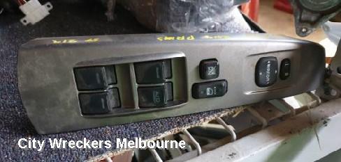 TOYOTA PRIUS PWR DR WIND SWITCH, NHW20R, RH FRONT (MASTER SWITCH), 10/2003 - 05/2009