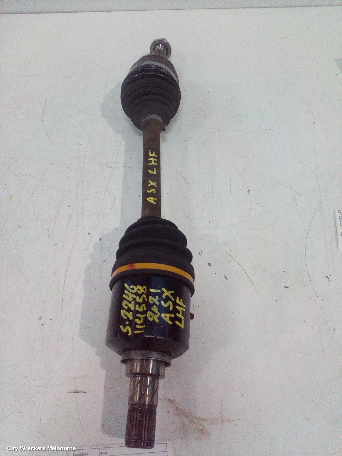 MITSUBISHI ASX LEFT DRIVESHAFT, FRONT, 2.4, PETROL, 2WD, AUTO, XD, 06/2019 ONWARDS