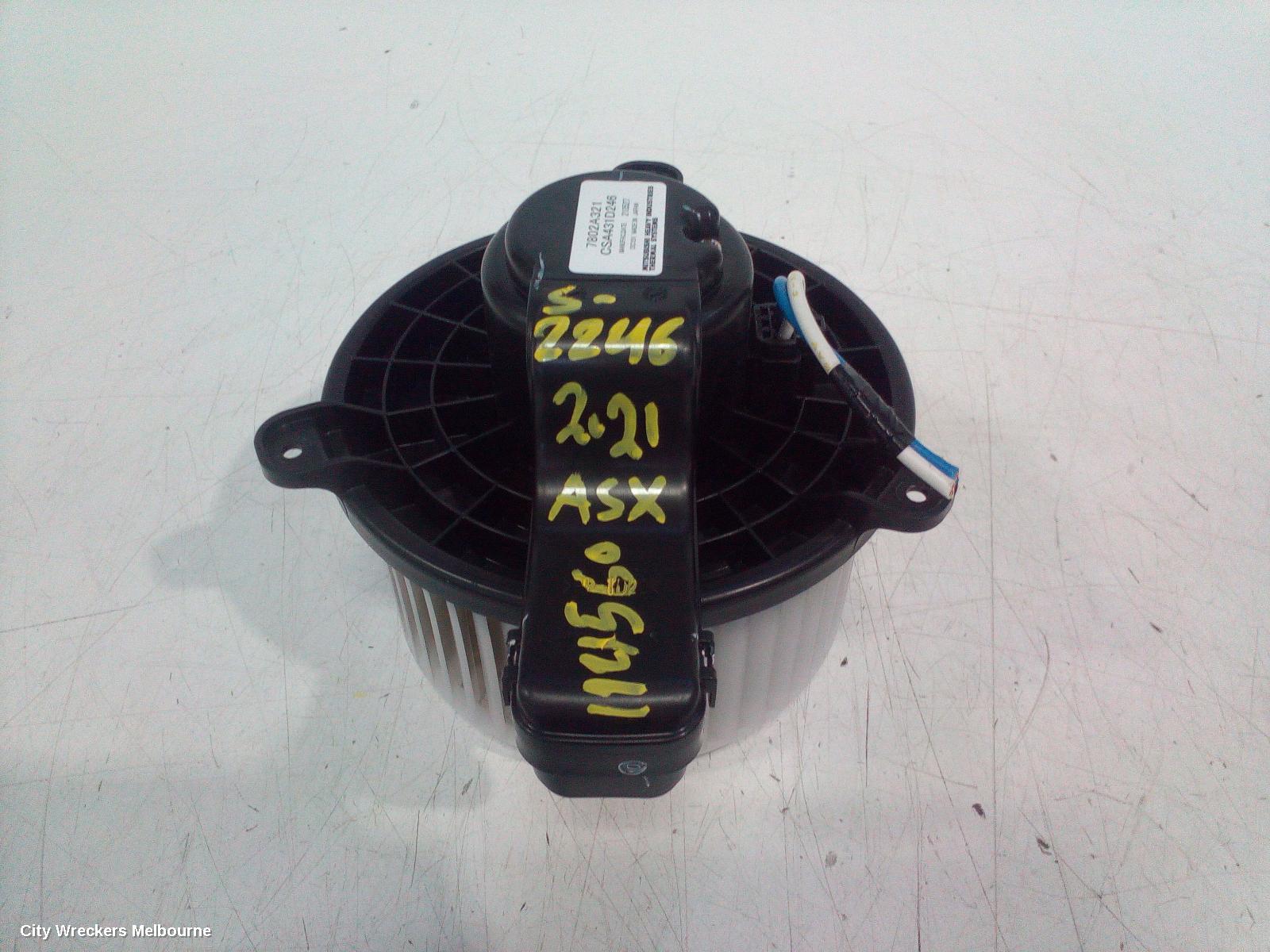 MITSUBISHI ASX HEATER FAN MOTOR, XC-XD, 07/2017 ONWARDS