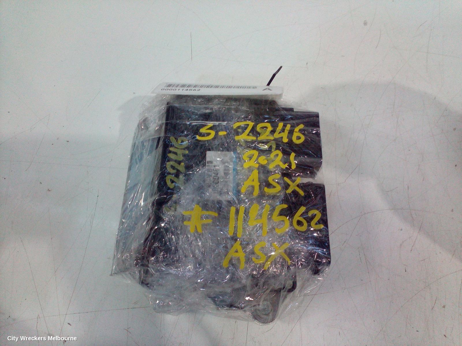 MITSUBISHI ASX ECU, ENGINE ECU, PETROL, AUTO T/M, ECU ONLY, XB-XD, 07/2012 ONWARDS
