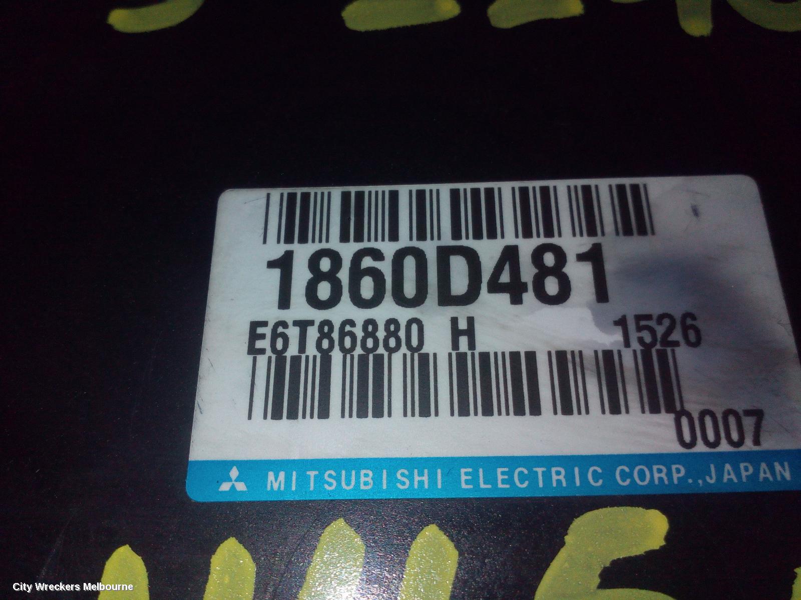 MITSUBISHI ASX ECU, ENGINE ECU, PETROL, AUTO T/M, ECU ONLY, XB-XD, 07/2012 ONWARDS