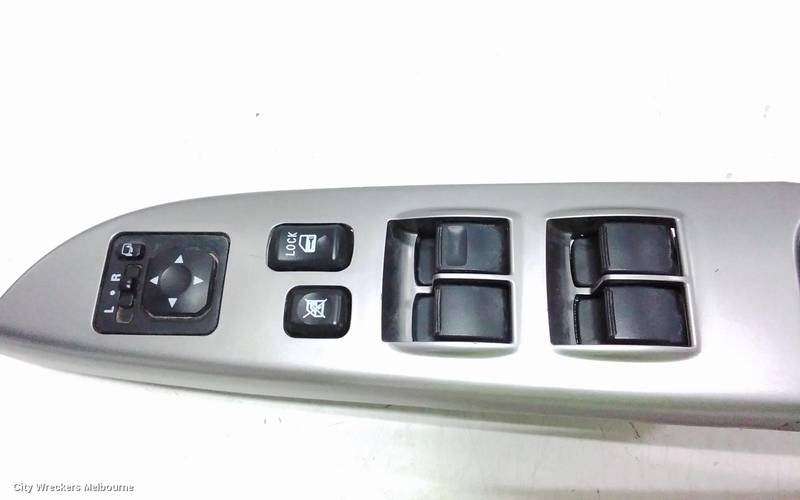 MITSUBISHI ASX PWR DR WIND SWITCH, RH FRONT (MASTER SWITCH), XB-XD, 07/2013 ONWARDS