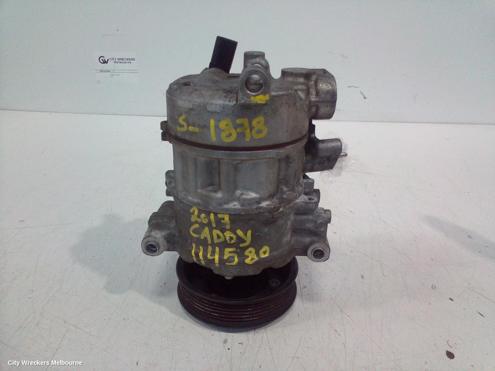 VOLKSWAGEN CADDY A/C COMPRESSOR, 2KN, PETROL/DIESEL, DENSO, 07/2015 - 02/2021