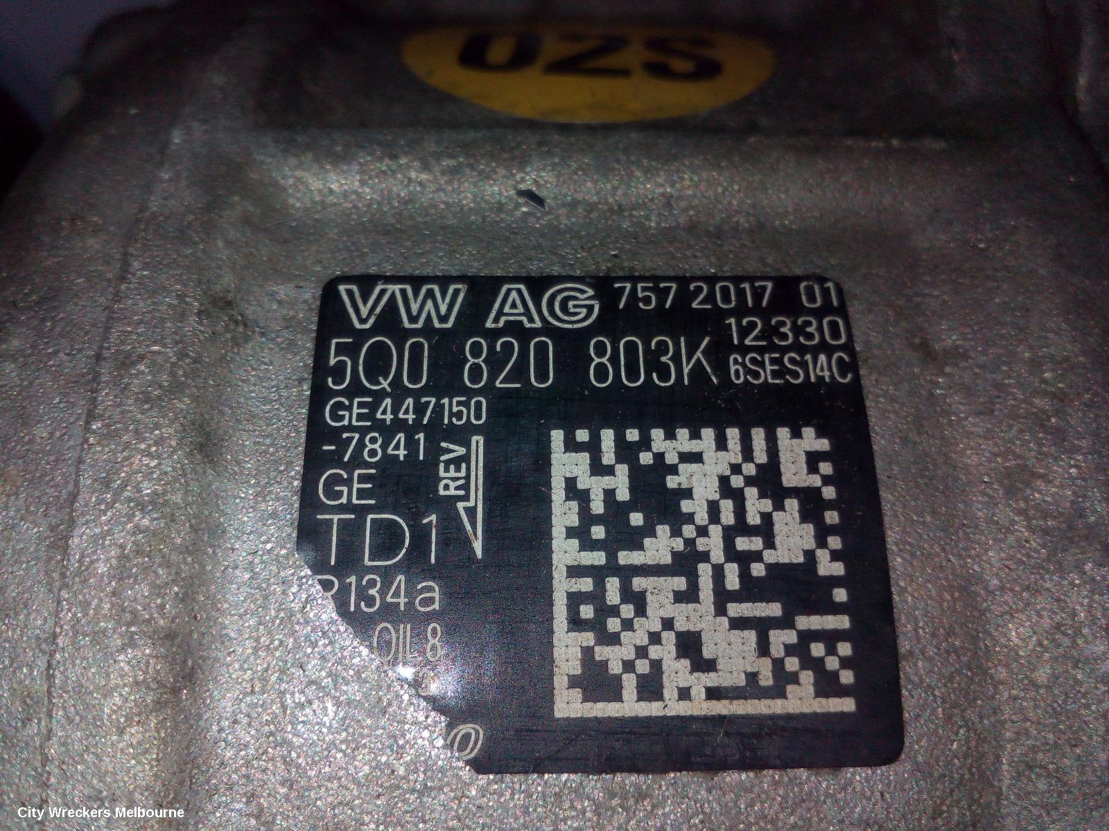 VOLKSWAGEN CADDY A/C COMPRESSOR, 2KN, PETROL/DIESEL, DENSO, 07/2015 - 02/2021