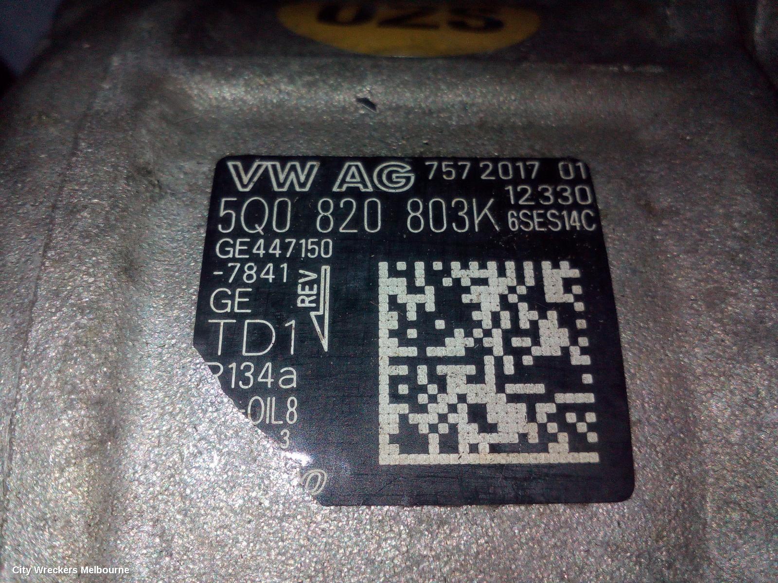 VOLKSWAGEN CADDY A/C COMPRESSOR, 2KN, PETROL/DIESEL, DENSO, 07/2015 - 02/2021