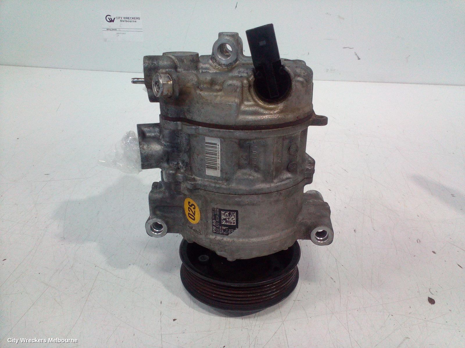 VOLKSWAGEN CADDY A/C COMPRESSOR, 2KN, PETROL/DIESEL, DENSO, 07/2015 - 02/2021