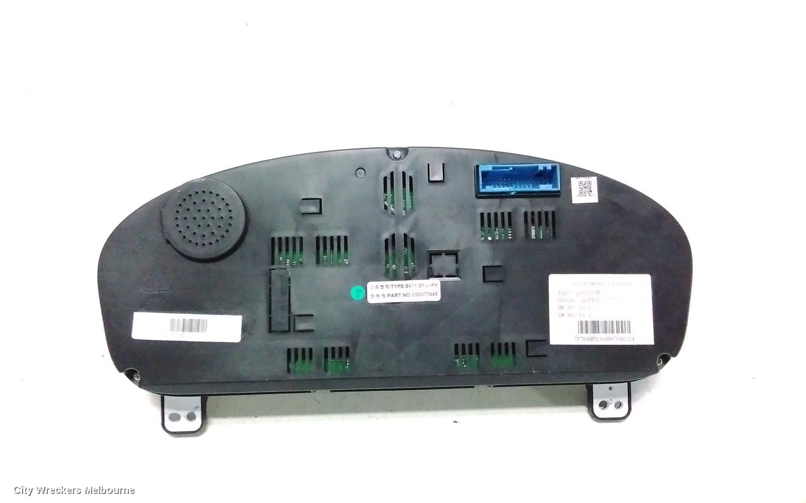 LDV G10 INSTRUMENT CLUSTER, INSTRUMENT CLUSTER, DIESEL, 2.0, AUTO T/M, SV7C, VAN, 07/2021 ONWARDS
