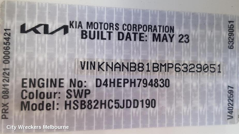 KIA CARNIVAL/GRAND CARNIVAL LEFT REAR DOOR/SLIDING, KA4, MANUAL SLIDING TYPE, 10/2020 ONWARDS