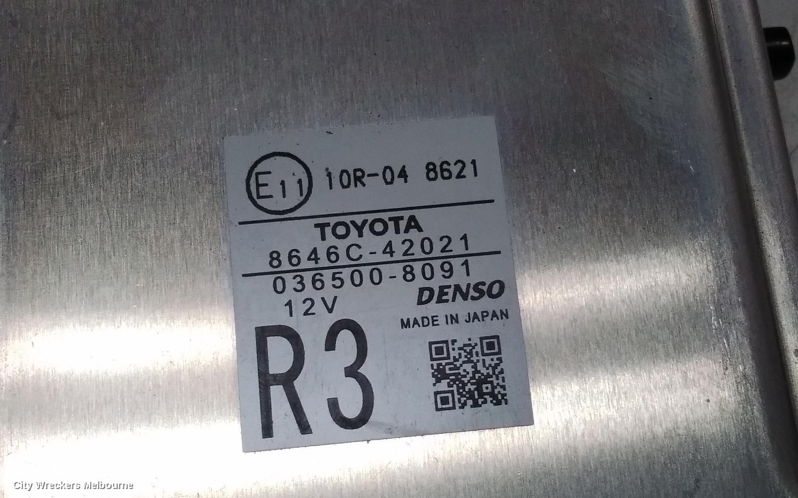 TOYOTA RAV4 REVERSE CAMERA, LANE DEPARTURE CAMERA, XA40, 12/2015 - 12/2018