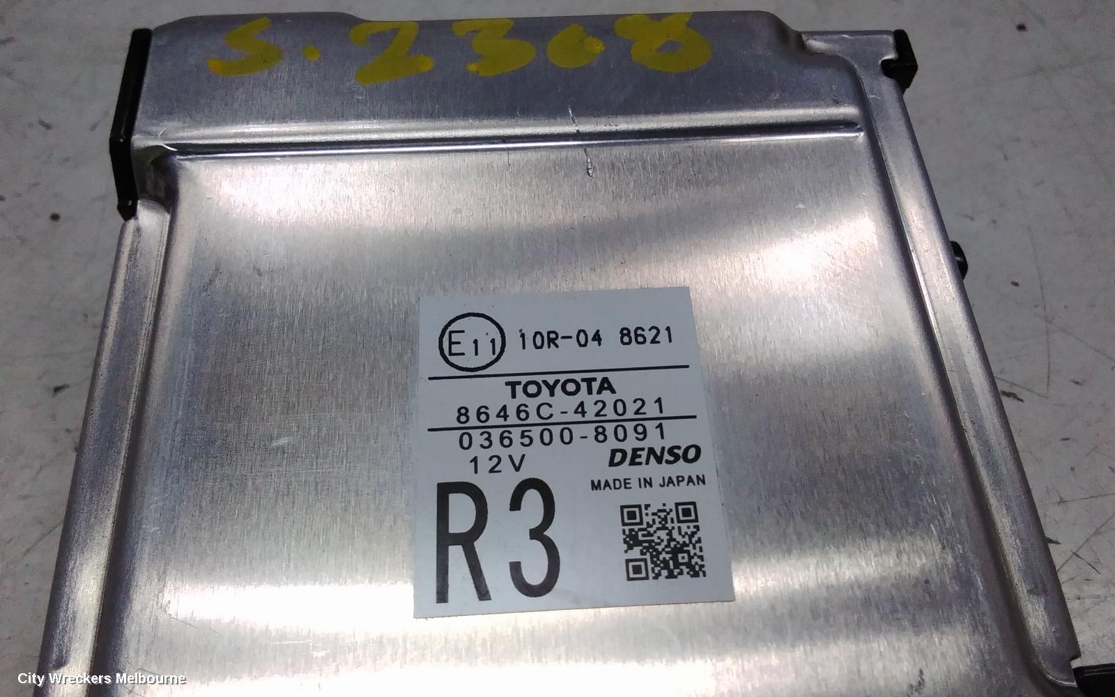 TOYOTA RAV4 REVERSE CAMERA, LANE DEPARTURE CAMERA, XA40, 12/2015 - 12/2018